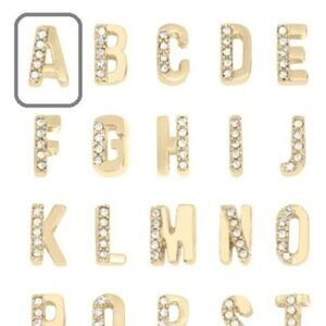 Stella and Dot Keepsake Charm - Pave Letter A